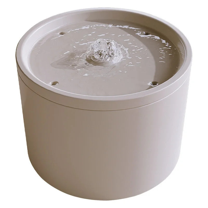 Pet Supplies Cat Automatic Water Dispenser Flow Silent Circulation Filter Ceramic Water Feeder Large Capacity Removable Washable