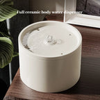 Pet Supplies Cat Automatic Water Dispenser Flow Silent Circulation Filter Ceramic Water Feeder Large Capacity Removable Washable