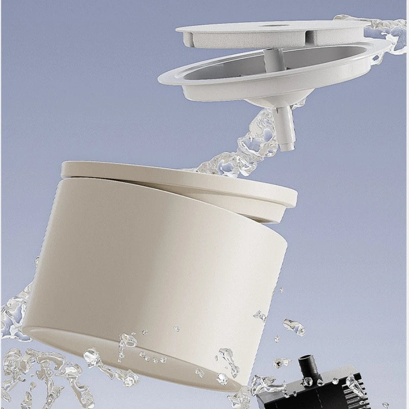 Pet Supplies Cat Automatic Water Dispenser Flow Silent Circulation Filter Ceramic Water Feeder Large Capacity Removable Washable